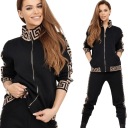 СПОРТИВНЫЙ КОМПЛЕКТ ЖЕНСКИЙ СВИТШОТ БРЮКИ ЭЛЕГАНТНЫЙ УЗОР УНИВЕРСАЛЬНЫЙ РАЗМЕР 2158