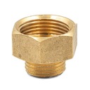 РЕДУКЦИОННАЯ ЛАТУННАЯ МУФТА-НИПЕЛЬ 1 x 3/4