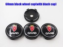 SAAB 60 BLACK4PCS 56 MM 60 MM SAAB 9-3 LOGOTIPO CAR CENTER CENTER HUB CAP AUTO 