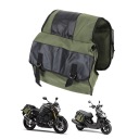 MOTOCIKLAS SADDLE BAG BAG LUGGAGE WETTING POTNO PU LEATHER 3R  photo 10
