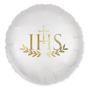 Фольгированный шар с надписью IHS для причастия