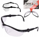 ЗАЩИТНЫЕ ОЧКИ YATO ПРОЗРАЧНЫЕ ОЧКИ ДЛЯ БЕЗОПАСНОСТИ РЕГУЛИРОВКА