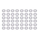 KIT 150 PODKLADEK PLASKICH A2-70 AVEC ACIER INOXYDABLE DIN125M6 BOULONS I VISphoto 11