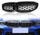 РЕШІТКА M3 РЕШІТКИ БАМПЕРА ДЛЯ BMW G20 G21 2019-2022 ПЕРЕД РЕСТАЙЛОМ ЧОРНИЙ DIAMOND  (17703149264) фото min 10