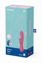 Satisfyer Mono Flex Red Berry, G-spot vibrátor s dráždítkem na klitoris Materiál iný