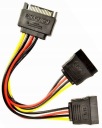 КАБЕЛЬ ПИТАНИЯ Serial ATA двойной (M) — SATA (F) x2, 15 см Gembird