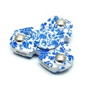 Спиннер Fidget Hand с синими цветами