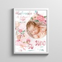 КРЕЩЕНИЕ ФОТО В РАМКЕ А4 ДЛЯ ДЕВОЧКИ