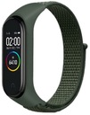 PASEK DO XIAOMI MI BAND 3/4/5/6/7 OPASKA NYLONOWA DO SMARTBAND - KHAKI