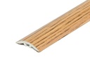 Вставная пороговая планка ПВХ 30мм 2в1 Цезарь L= 0,90м Дуб