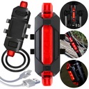 МОЩНЫЙ СВЕТОДИОДНЫЙ ЗАДНИЙ ВЕЛОСИПЕДНЫЙ ФОНАРЬ 4 РЕЖИМА USB 110 мАч ВОДОНЕПРОНИЦАЕМЫЙ IP44