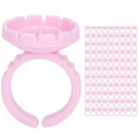 100 ШТ. ОДНОРАЗОВАЯ КОЛЬЦЕВАЯ СТАЧКА ДЛЯ КЛЕЯ ДЛЯ НАРАЩИВАНИЯ РЕСНИЦ