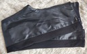 Armani Exchange ekskluzywne czarne legginsy z eko skóry Marka Armani Exchange