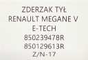 NEUF ORIGINAL PARE-CHOCS ARRIÈRE RENAULT MEGANE V 5 E-TECH 2022- 850239478Rphoto 12
