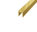 ДЕКОРАТИВНАЯ НАПОЛЬНАЯ ПОЛОСКА ЗОЛОТАЯ ЛАТУНЬ 1см x 270см