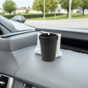 4 STUFF PRZENOSNEGO CZARNEGO ASHTRAY CAR - COMPACT BEZDYMNY FASTENERS NA POPIOL  photo 9