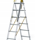 Многофункциональная алюминиевая лестница 3х9 ступенек DRABEST PRO MAX 150кг