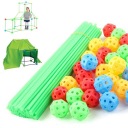 КОМПЛЕКТ ДЛЯ СТРОИТЕЛЬСТВА ФОРТА ОСНОВАНИЕ ТЕНТЫ ТРУБНЫЕ ШАРЫ