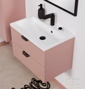 MAGNOLIA szafka łazien pudrowy róż + umywalka 60 Głębokość mebla 39 cm