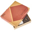 BETLEWSKI Мужской кожаный кошелек большой RFID кожаный коричневый удлиненный