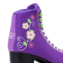 SMJ WROTKI DO JAZDY DAMSKIE DE006 PURPLE r40 Liczba kół 4