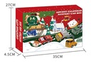 Adventný kalendár Hračkárske auto darčeky Druh stojaci
