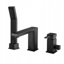 СМЕСИТЕЛЬ ДЛЯ ВАННЫ НА 3 ОТВЕРСТИЯ, ЧЕРНЫЙ КУБ