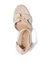 GUESS dámske sandále na platforme, espadrilky Jessi hnedé 39 Dĺžka vložky 25.5 cm