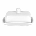 Белая керамическая масленка