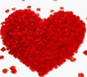 День Святого Валентина конфетти Лепестки роз красные бордовые 500 штук Годовщина Свадьба