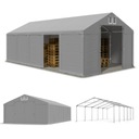 Палатка для гаража 5x10 СТАНДАРТНЫЕ ЦВЕТА