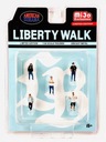 American Diorama Sada figurek Team Liberty Walk set 5 Figures – MiJo 1:64