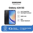 Smartfón Samsung Galaxy A34 5G 6 GB / 128 GB 5G sivý Kód výrobcu SM-A346BZKAEUE