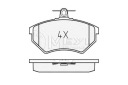 MEYLE PLAQUETTES FREIN VW AVANT GOLF/PASSATphoto 15