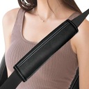 ЧЕХОЛЫ НА РЕМНИ БЕЗОПАСНОСТИ ЭКОКОЖА ЧЕРНЫЙ КОМПЛЕКТ НАКЛАДОК НА РЕМНЯ БЕЗОПАСНОСТИ