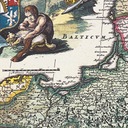 Stará mapa - Poľský, Litva, Prusko a Pomoransko - Schenk - 1711 - 100x70 Šírka produktu 100 cm