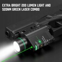 KOMBINÁCIA ZELENEJ LASEROVEJ BATERKY Model latarka laserowa