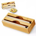 ОРГАНАЙЗЕР ПОДАЧА С БАМБУКОВЫМ РЕЗКОМ ДЛЯ АЛЮМИНИЕВОЙ ПИЩЕВОЙ ФОЛЬГИ