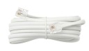 Кабель Телефонный кабель 20м 2x RJ11 6p4c белый