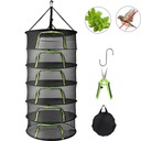 СУШИЛЬНАЯ СЕТКА ДЛЯ СУШКИ РАСТЕНИЙ ЦВЕТОВ ГРИБОВ РЫБЫ ФРУКТОВ 6-СЛОЙНАЯ