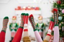 Ponožky vianočný darček Mikuláš veľkosť 27-30 Značka Party Deco