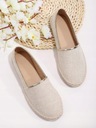 ESPADRYLE DAMSKIE WSUWANE 39 ZC51211 *SHEIN BEŻOWE Kod producenta swshoes08200813548