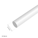 Стержень диаметром 20 мм из бесцветного оргстекла, валик.