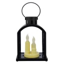 ДЕКОРАТИВНЫЙ ФОНАРЬ, ДЕКОРАТИВНЫЙ СВЕТОДИОДНЫЙ ФОНАРЬ, ЧЕРНЫЙ