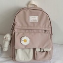 Dámsky školský batoh s kvetmi čierny Kód výrobcu NA68678