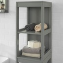 FRG126-SG Vysoký regál do kúpeľne kúpeľňová polica so zásuvkami kúpeľňov Hĺbka nábytku 30 cm