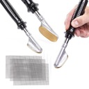 АППАРАТ ДЛЯ СВАРКИ ПЛАСТИКА СВАРОЧНЫЙ УТЮГ ПАЯЛЬНИК НАБОР 3X СЕТОК