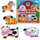 ДЕРЕВЯННЫЙ ПАЗЛ РУЧКИ ПАЗЛ ЖИВОТНЫЕ СТРАНА