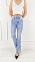 Женские расклешенные джинсы M. Sara Premium - Зампа - Широкие синие