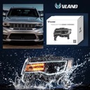 JEEP GRAND CHEROKEE WK2 2014-2021 LAMP LAMPS FULL LED DRL VLAND SET 